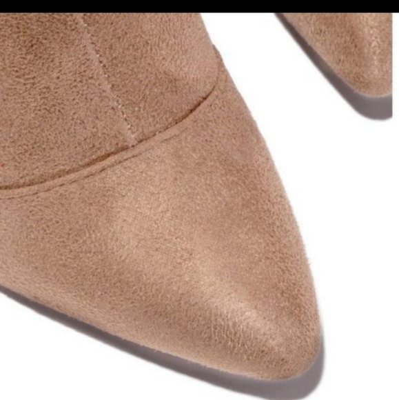 🆕 NIB Taupe Over the Knee Boots - Picture 7 of 11